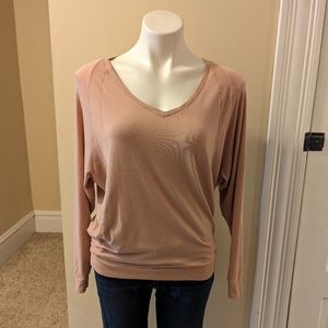 Jeans by Buffalo dust pink Gela dolman sleeve top size XS